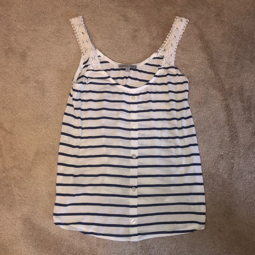Charolette Russe striped tank